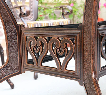 High Quality Metal Garden Furniture Table and Chairs Set for Outdoor