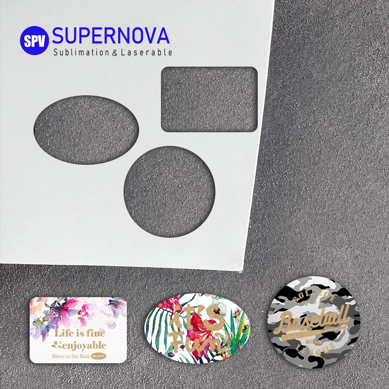 Wholesale Sublimation Blanks Printed Pu Leather Sheet Laserable Leatherette Laser Engraving