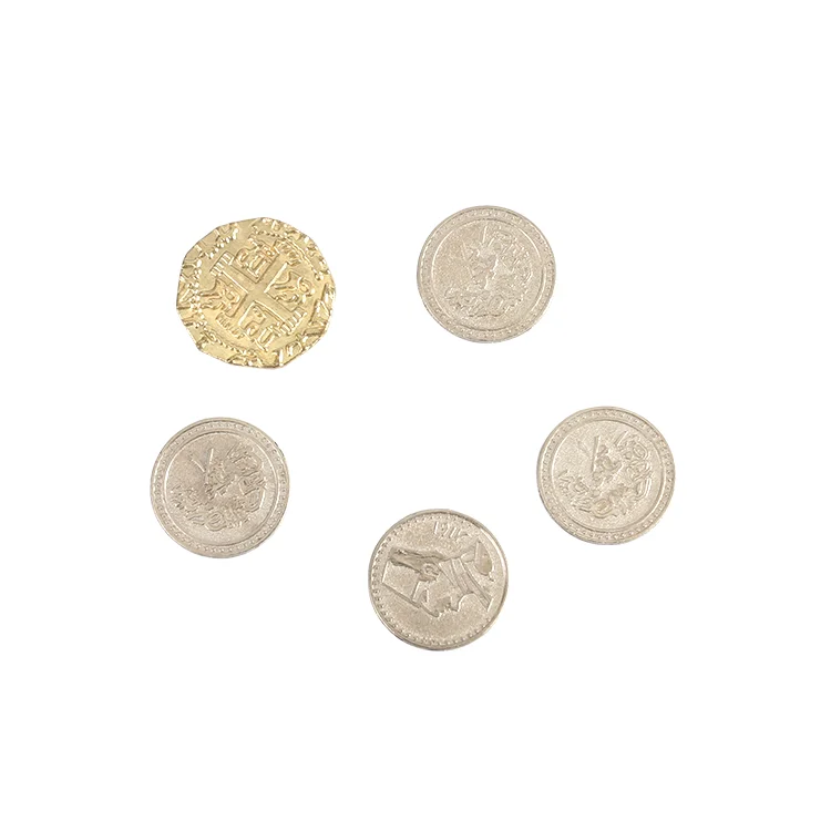 OEM Factory Direct Selling Souvenir Metal Craft 3D custom gold metal Pirate coins