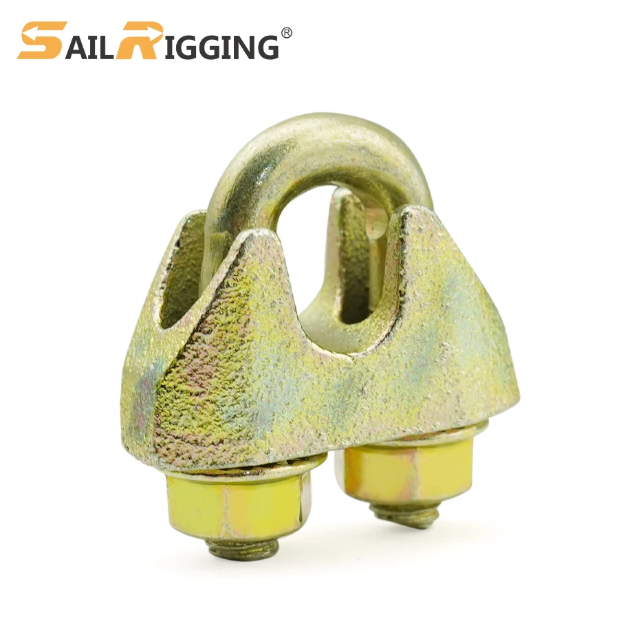 DIN1142 Wire Rope Clamp Clip Steel Rope Cable Clips Galvanized DIN1142 16MM 22MM Malleable Wire Rope Clip Clamp For Wire Cable