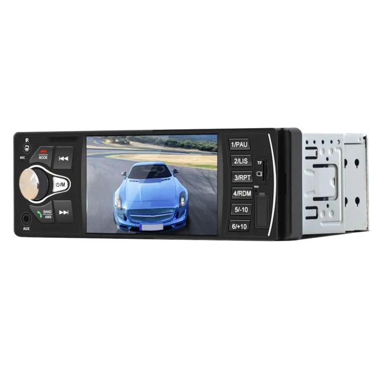  1 Din 4 дюймов сенсорный экран MP4 MP5 плеер для студийной съемки с изображением цветов подсветки кнопки Universal автомобильная стереосистема радио авто