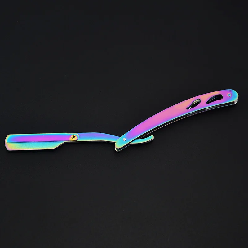 Daily Use Stainless Steel Straight Edge Razor Holder Hair Cutting Razor