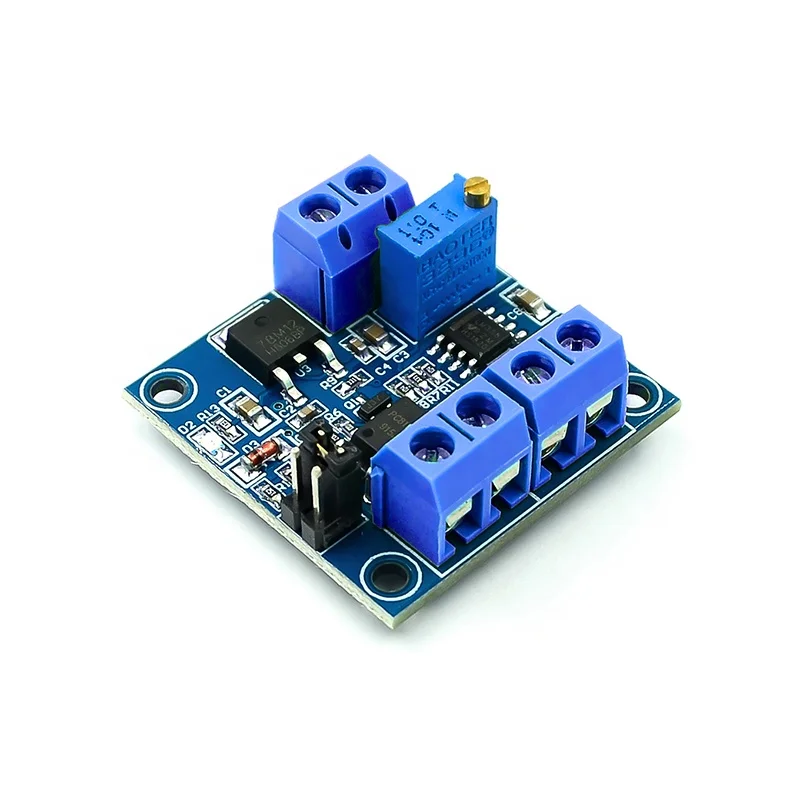 Adjustable converter power module for PLC MCU digital-to-analog signal 0%-100% to 0-10V PWM power module