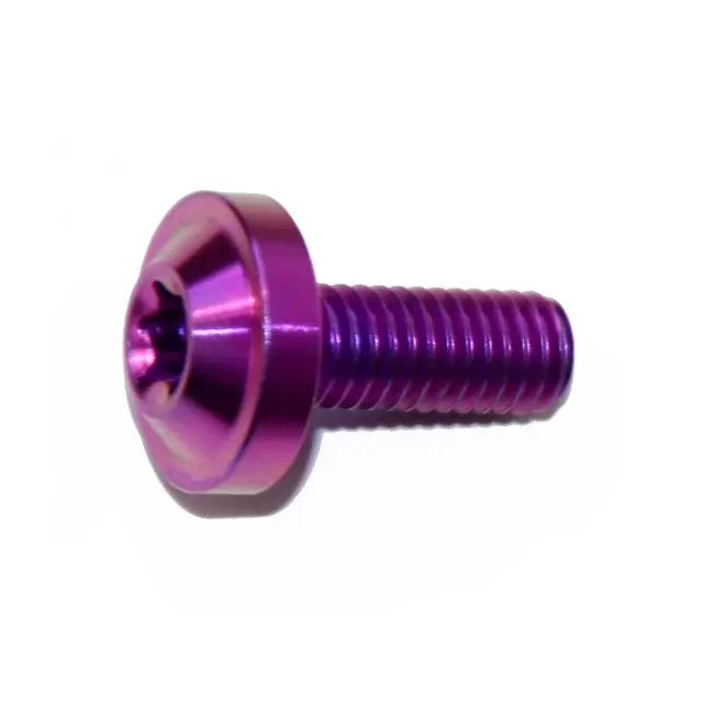 Анодированный оригинальный болт титановый Gr5 с головкой мотоцикла