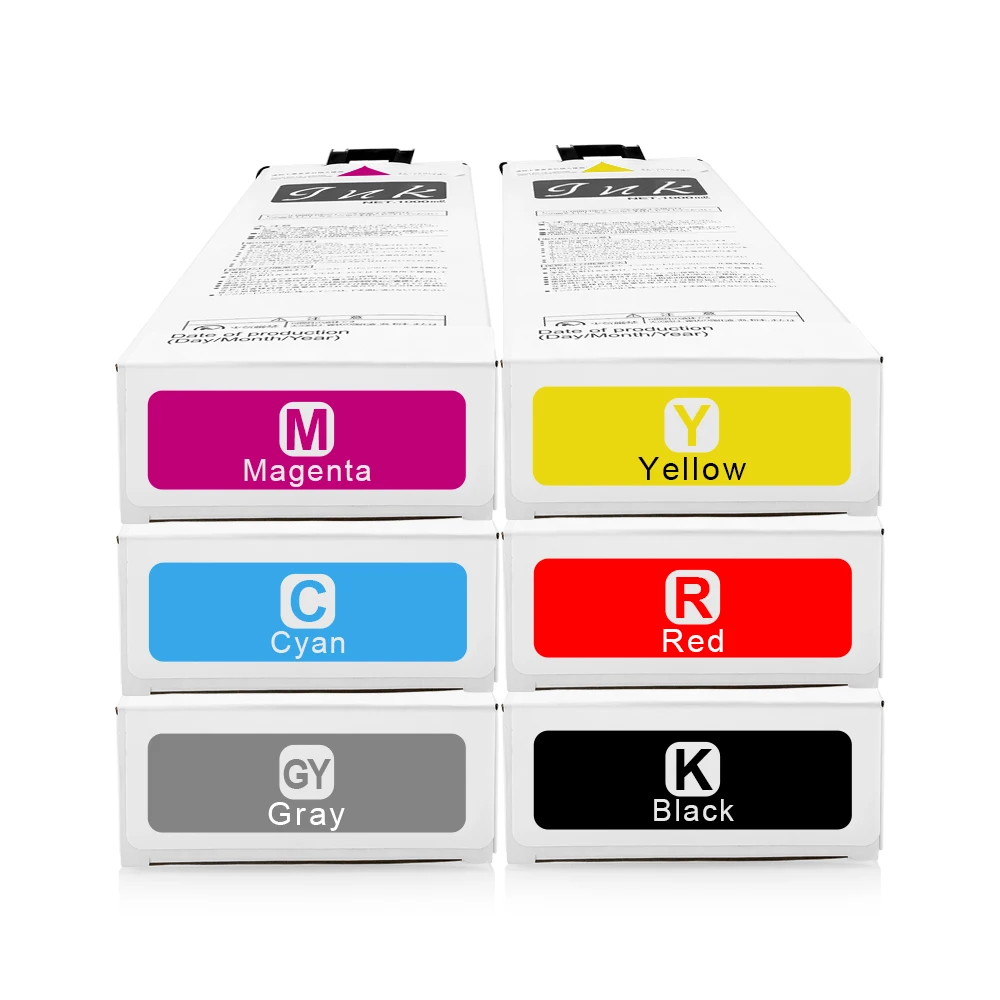 Supercolor Compatible Ink Cartridge For Riso S-7280 S-7281 S-7282 S-7283 S-7284 S-7313 For Comcolor GD9630 7330 Printer 6 colors