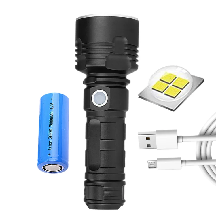 2500lumen 25W Good 3Modes Rechargeable Battery Water Resistant Lantern Strong P70 LED Torch Tactical Flashlight