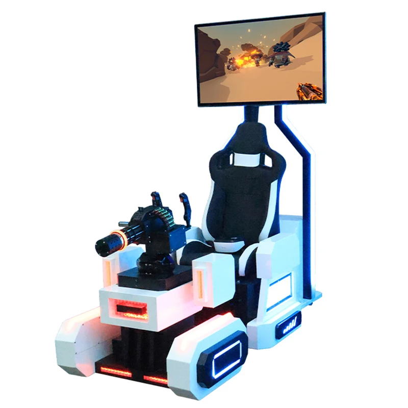 Besirui VR Shooting Gatling 9D Virtual Reality Arcade Game Machine Level Break Adventure Fun VR Shooting Simulator