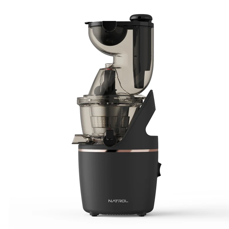 High-Yield 82mm Cold Press Slow Juicer Extractor Multi-Function Fruit Juice Separator Wide Feed Chute Electric Squeeze Juice