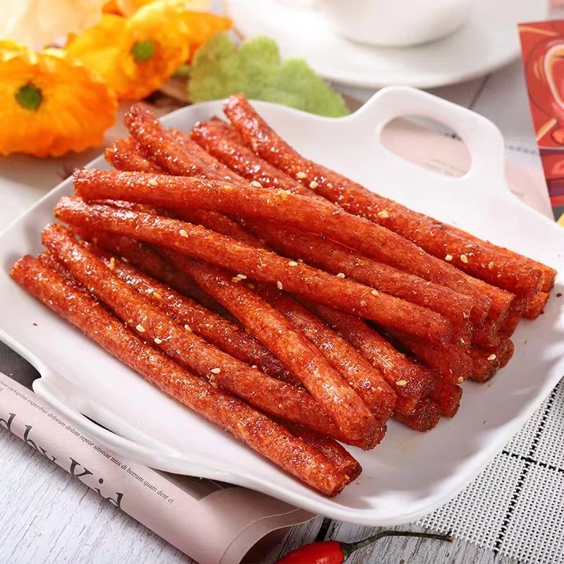 Мгновенные горячие пряные полоски глютен пряный китайский Latiao закуска