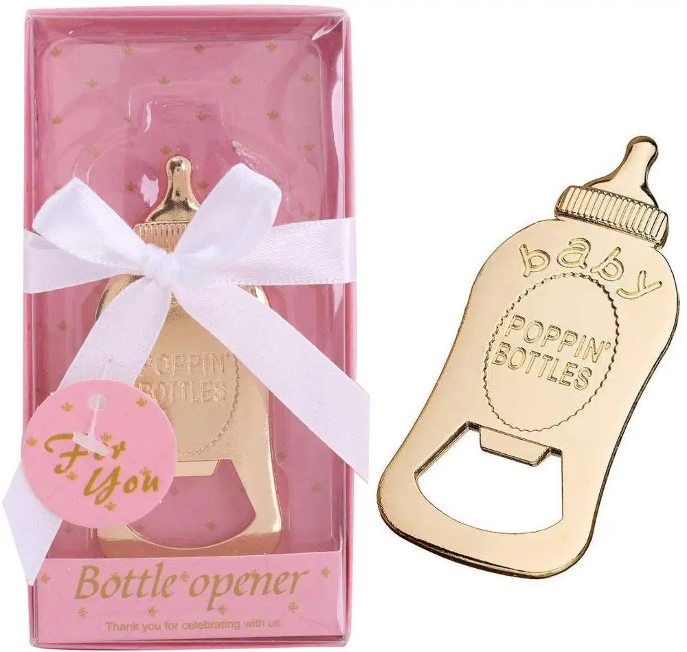 
Baby POPPIN BOTTLES Bottle Opener Baby Shower Party Supplies Decoration Return Gift for Guest 