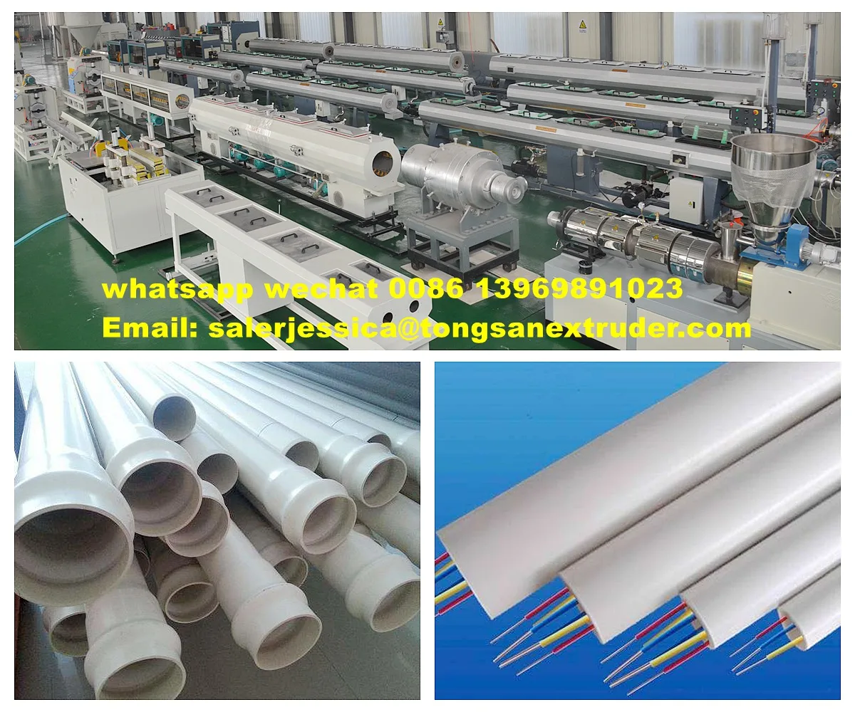 PVC Pipe Extrusion line / Plastic Pipe Production For The Diameter Of 16-630mm/ PVC plastic pipe making machine Manufacturer