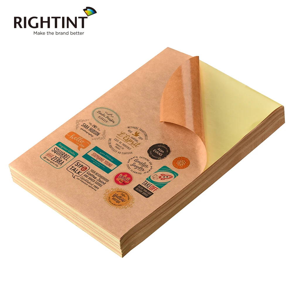 kraft paper customized brown self adhesive kraft paper tape for printing and packaging