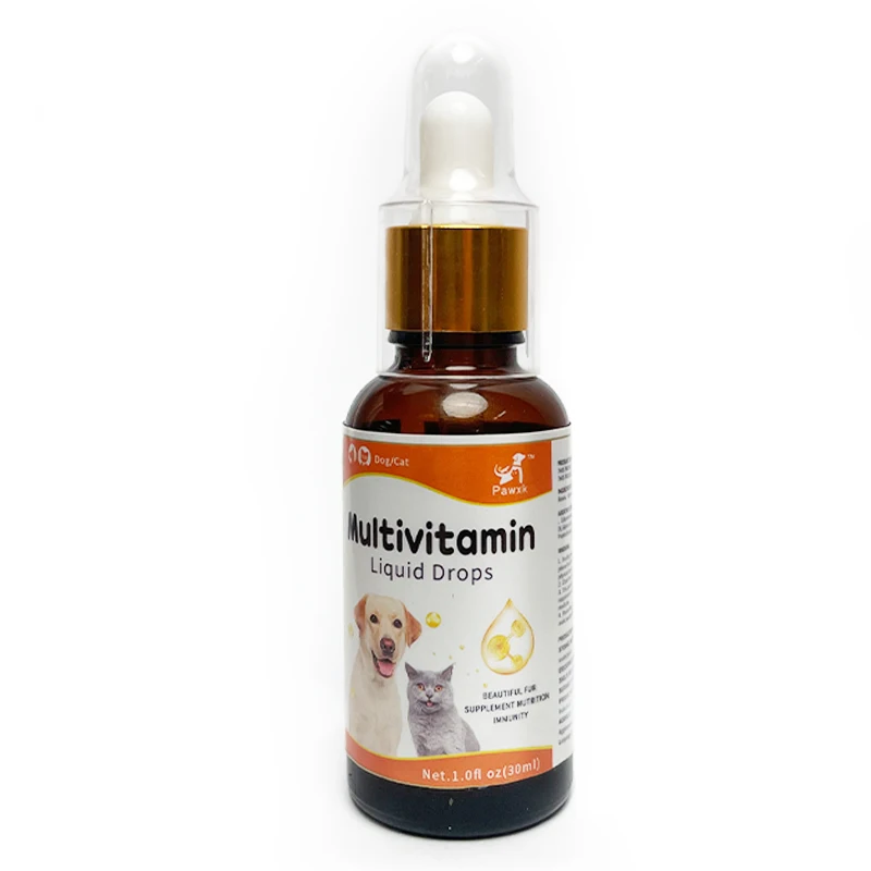 Natural Multi-action Pet vitamin Natural glucosamine liquid drops multivitamin supplement for dogs and cats