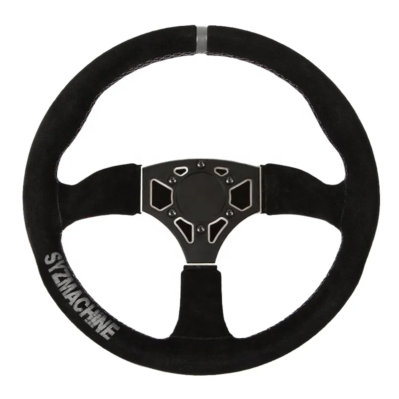 Custom Napped Leather Racing Steering Wheels 330mm 350mm JDM steering wheel