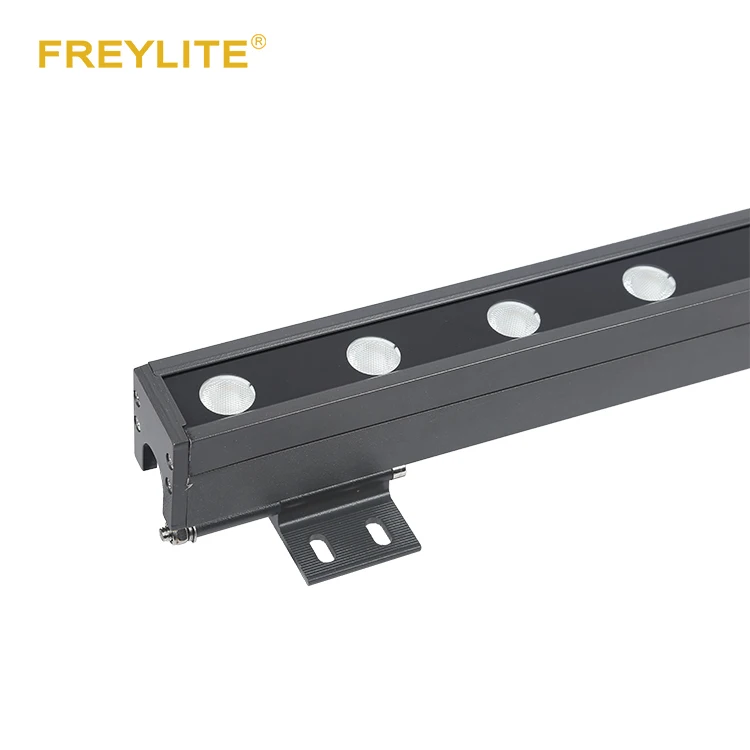 
FREYLITE Low Price Aviation Aluminum Casing Outdoor Waterproof RGB Lighting Ip68 DMX 18w 24w 36w LED Wall Washer Lamp 