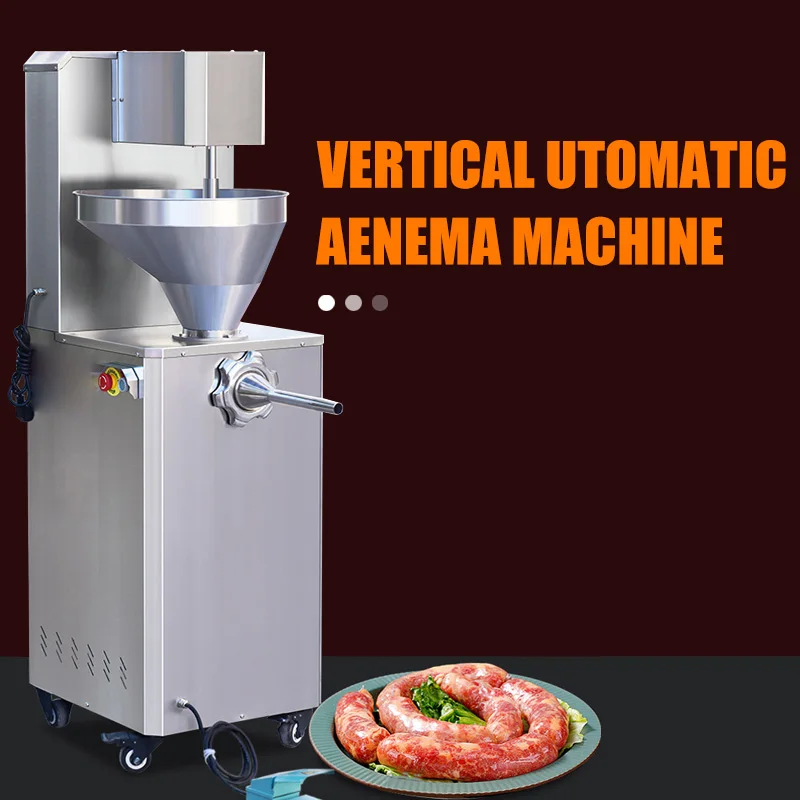 commercial professional pneumatic automatic electric sausage stuffer filling machine