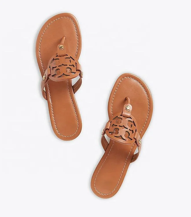 
2021Top Sale Flip Flops Women Footwear Slides Slipper For Womens Fashion Trend Famous Leather Flip Flops Tor Bruh Sandals 