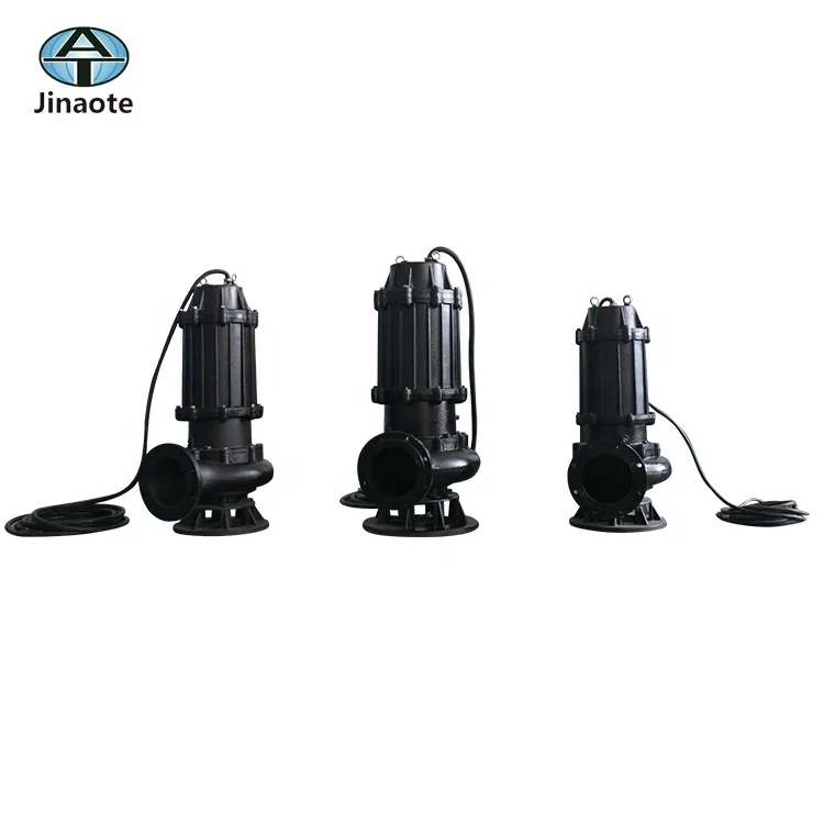 Submersible sewage pump for water pool sewage system treatment plants