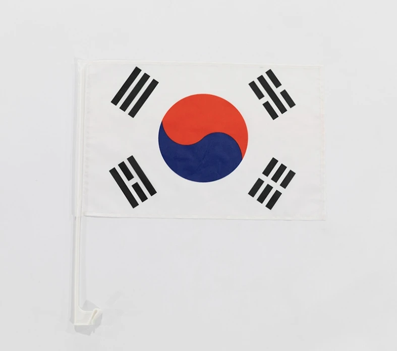 American flag digital printing polyester 30*45cm car flagpole truck flag personalized car flag