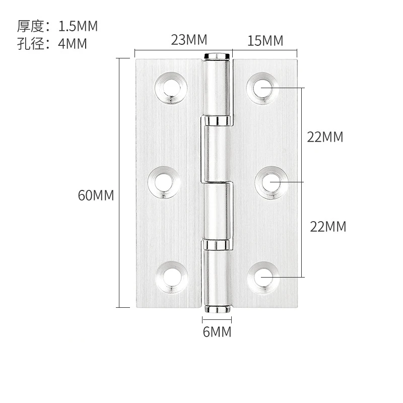Direct from Manufacturer Large Continuous Set Easy Installation Door Panels Smooth Movement Hinge Stainless Steel Friction Stay