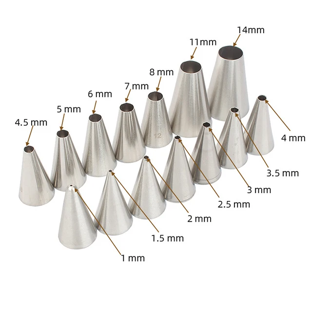 Factory cnc sheet metal spinning spare parts custom Stainless steel aluminum cake decorating nozzle OEM metal spinning service