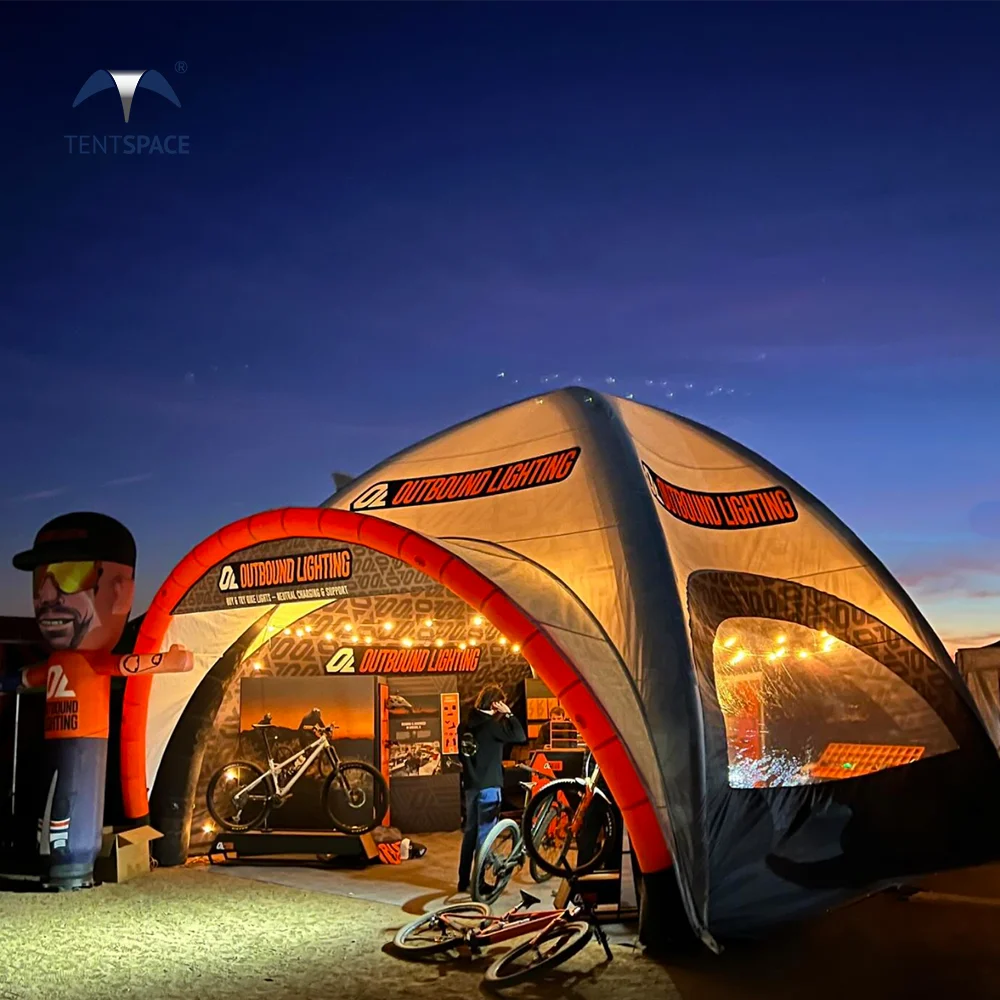 easy setup marquee tent safety valve booth inflatable event tent new design air dome tent for brand new product launch