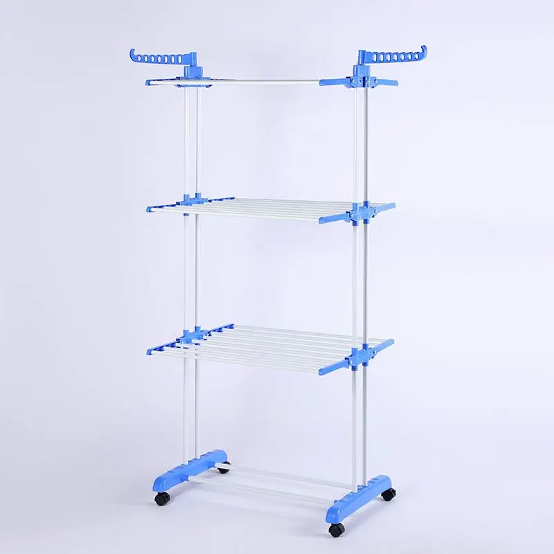 Direct Factory Best Selling Multifunctional Folding 3 Tier Retractable Cloth Dryer Rack