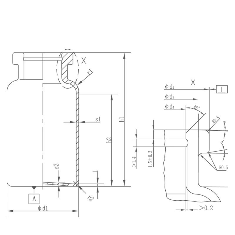 30ml black clear cosmetic perfume glass bottles with cork stoppers 30ml dropper bottle