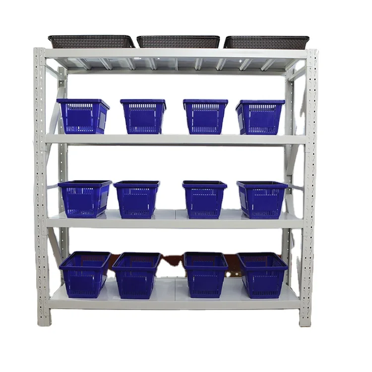 Medium Duty Shelf for Warehouse Storage metal shelving  holders Garage metal powered shelves