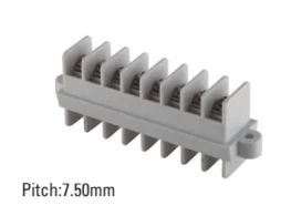 12.1mm Spring pluggable 2/3/4/5/6/7/8/9/10 pin 3.81mm 5.0mm 5.08mm pitch pcb screw terminal block fixed terminal block connector