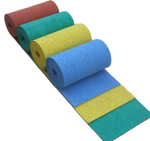 CATY Top one factory produced rubber roll gymnastic mats for fitness rubber Floor anti-slip indoor gym shock absorption