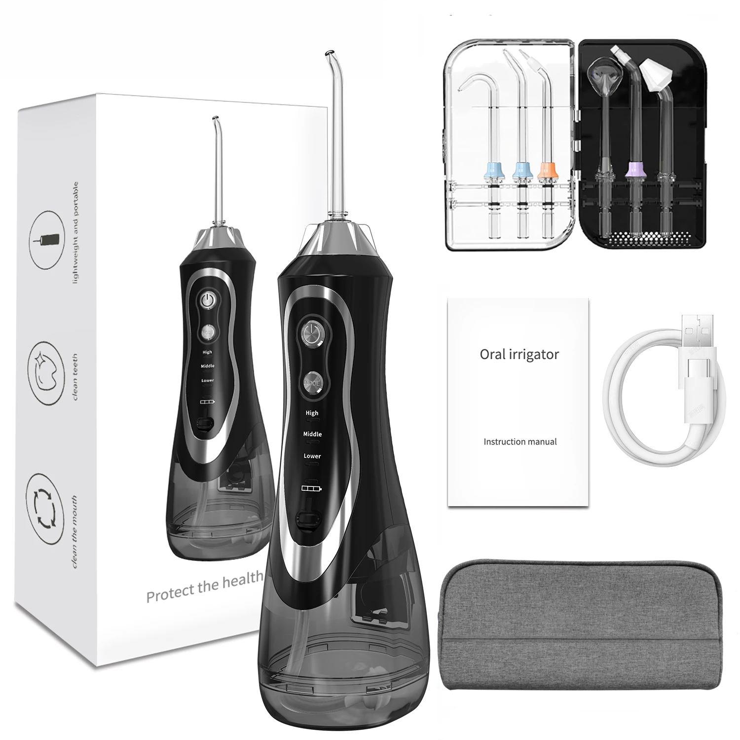 Wholesale Personal Care Dental Hygiene Tool Cleaner Water Flosser Dental Hygiene Tooth Cleaning Children Oral Portable Irrigator