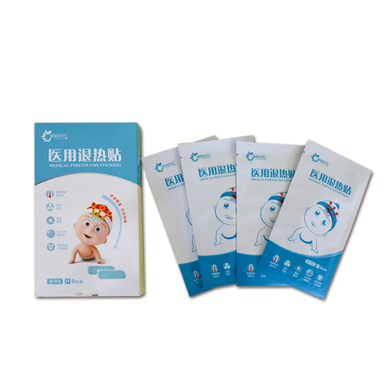 Long lasting cooling effect cooling fever gel pack medical cooling gel patches