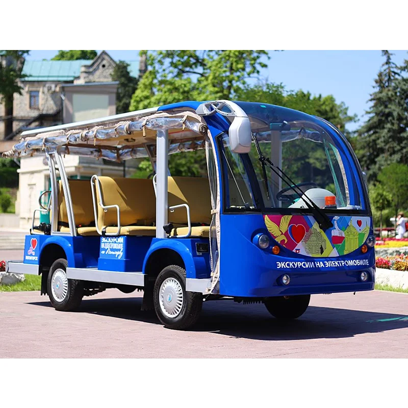 EG elektrisch golf sightseeing car luxury tourist new energy attraction sightseeing bus euro vehicles