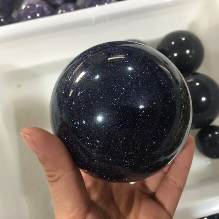 Wholesale Natural Blue Sandstone Spheres For Decoration