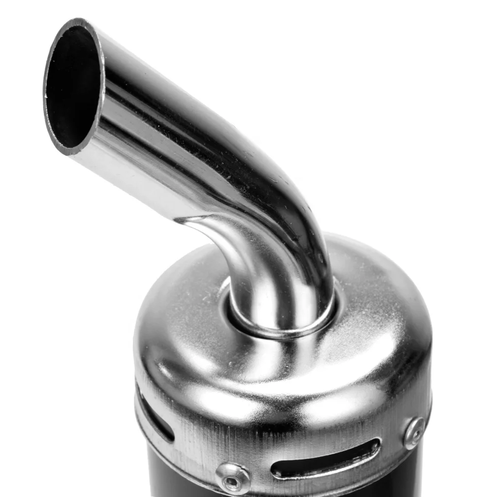 HIAORS Motorcycle 28mm Exhaust Modify Muffler Pipe for 110-125cc Scooter Pit Bike Dirt Bike ATV Motocross Moto Parts