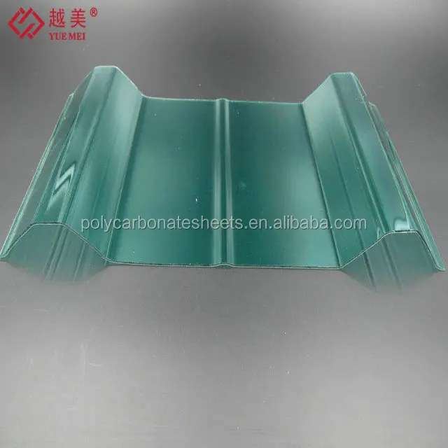 Polycarbonate Corrugated sheet PC Roofing Panels for Greenhouse