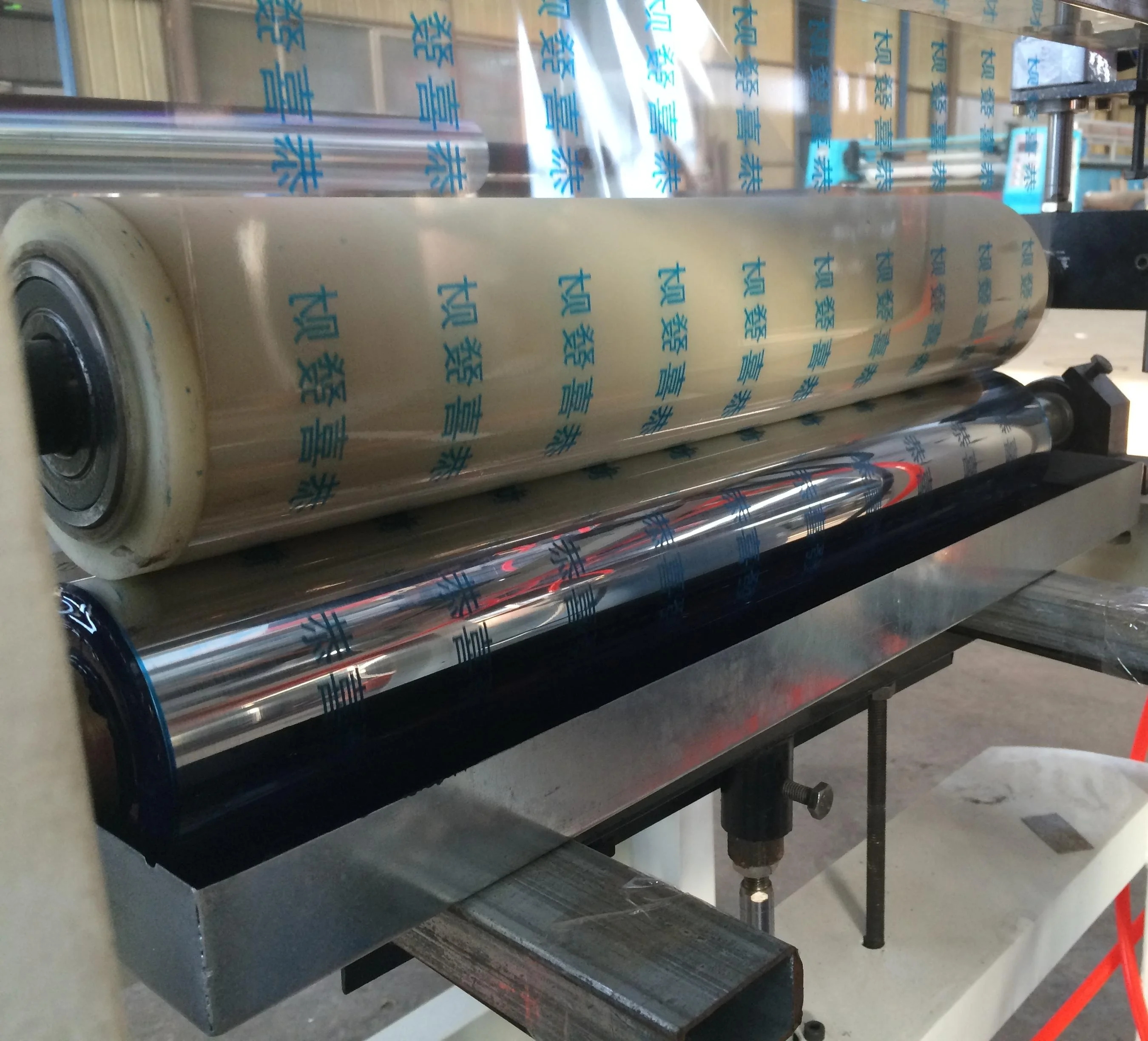 BOPP self adhesive tape roll jumbo production line duct tape printing Cellotape rewinding machine scotch adhesive coating line