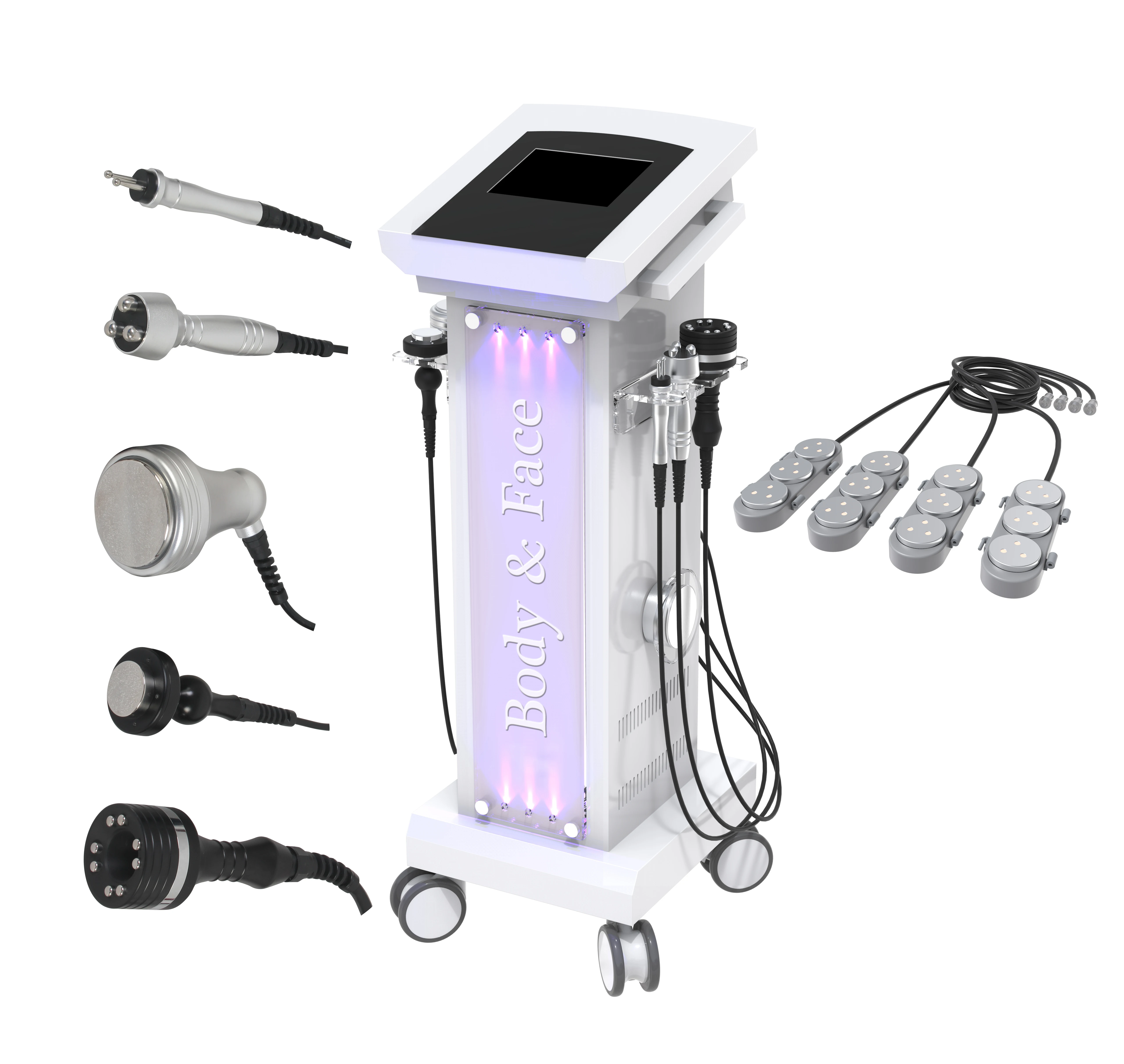 salon equipment 6 in 1 vacuum rf cavitation system 80k/40k cavitation slimming Machine