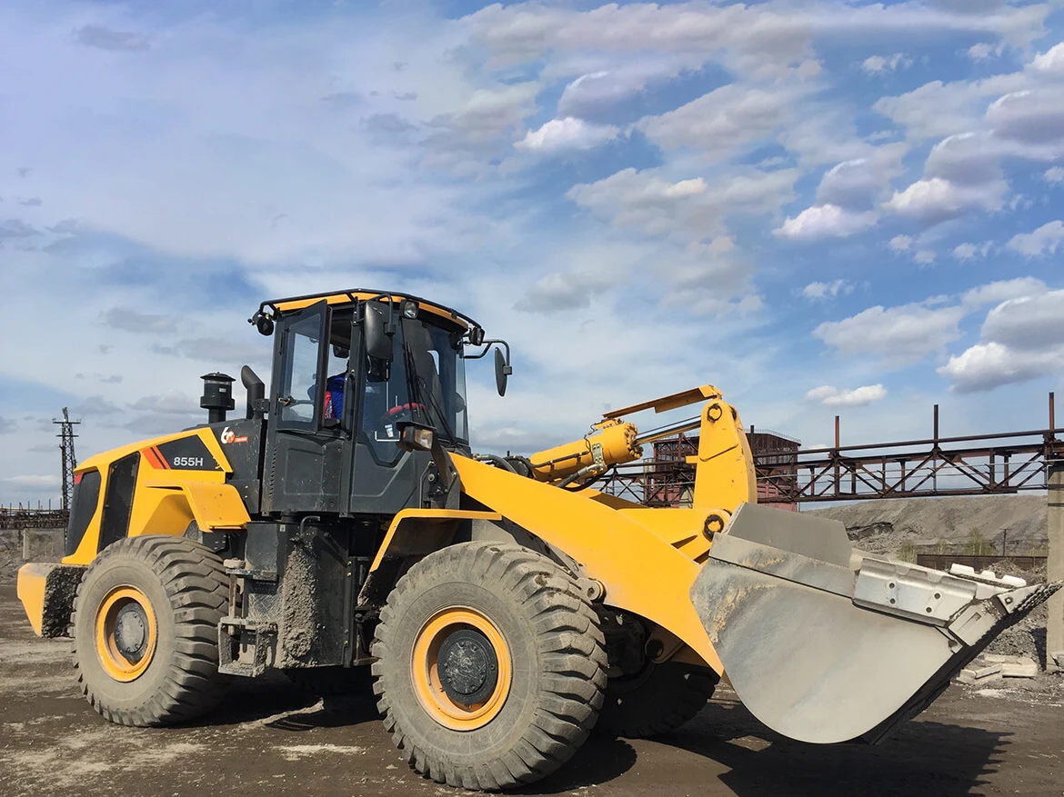 Popular Brand 5 TON Wheel Loader Tire Chains Hytec Mini Wheel Loader Axle Wheel Loader CLG850H