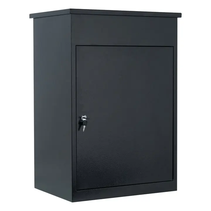 Manufacturer Waterproof Outdoor Steel Large Wall Mount OUTDOOR LOCKABLE PARCEL DROP BOX