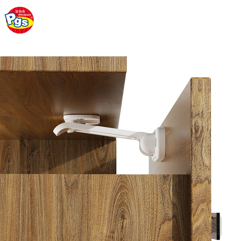 PRODIGY HG002 Safety Lock Child-Proof Plastic Door and Cabinet Handle Lock Secure for Newborns and Toddlers