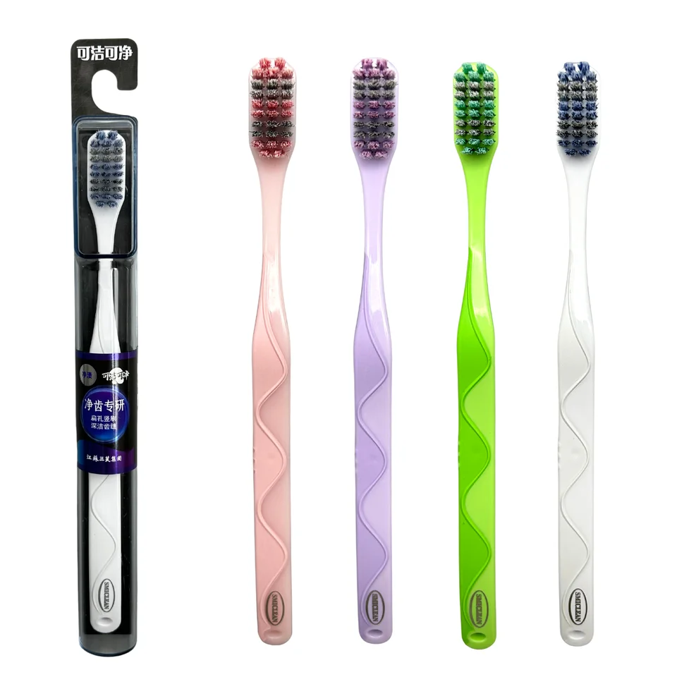 Sanxiao top sale 360 Whole Mouth Clean Manual Toothbrush with Soft Bristles Value 1Pack OEM