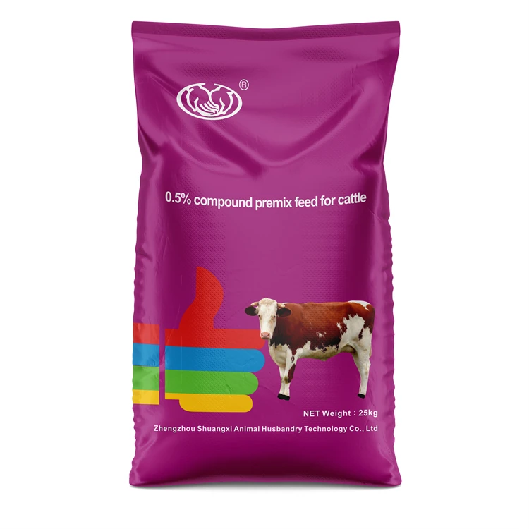 0.5% compound premix feed for cattle Improve animal meat quality premix for cattle feed