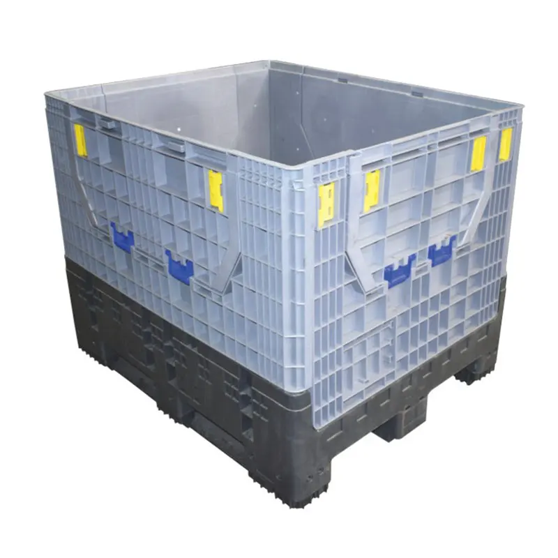 HDPE PP контейнер большой складной пластиковый ящик для поддонов
