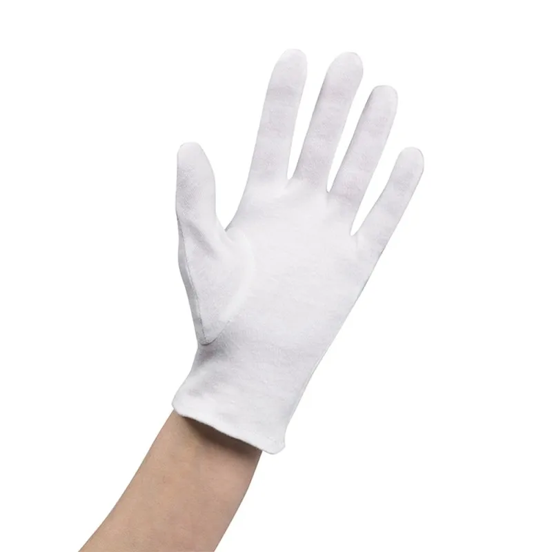 The factory uses the high quality wear-resistant polyester cotton gloves machinery to produce dust-free gloves wholesale
