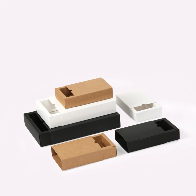 High Quality Custom Packaging Drawer Carton Box For Jewelry Open Slide Sliding Smart Watch Products Packaging