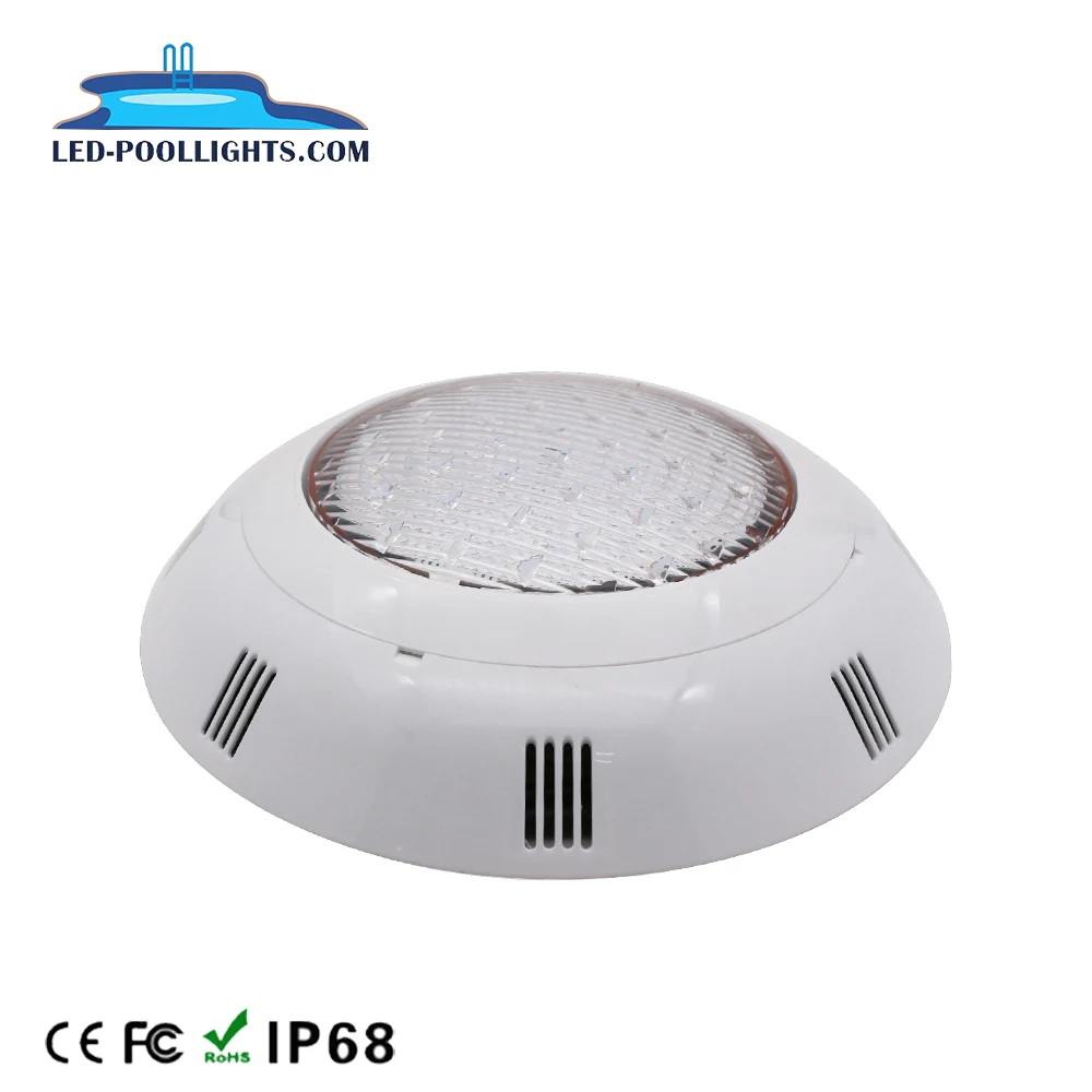 Classics Surface Mounted Light Resin Filled RGB 12V Swimming Pool Lights IP68 LED Surface Mounted Underwater light