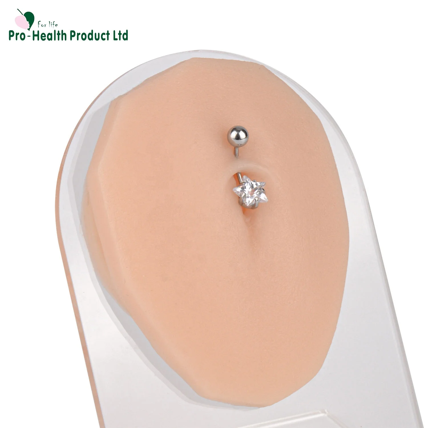 Silicone Piercing Display Navel Model for Body Parts Piercing Practice