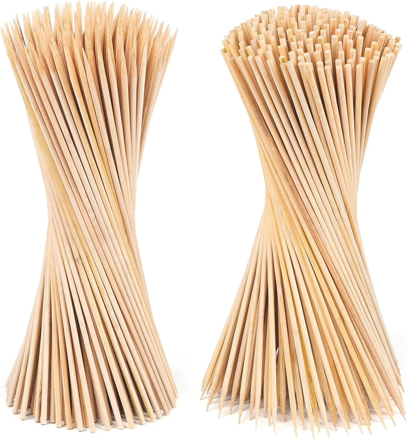 Durable Biodegradable Bamboo Sticks for BBQ, Grilling, Fruits, Handcrafts etc.